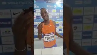 Letsile Tebogo after DLF Brussels