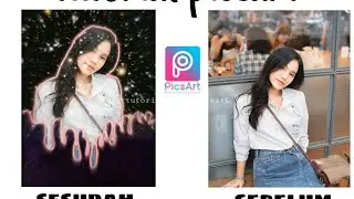cara belajar edit foto mengunakan picsart