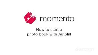 Start a photo book with Autofill Templates