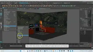 How to Set Camera in scene Maya 2022