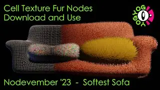 Shell Texture Fur Addon - Blender GeoNodes - Free