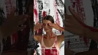 Как мы это снимали 🎨 Результат в инстаграме @nastaysha.v #shooting #model #photography