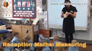 Reception Foundation Stage Maths Lesson Observation: Measuring