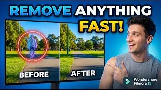Remove Unwanted Objects in Filmora 15 (AI Smart Brush)