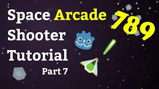 Godot 3.3 Tutorial - Space Asteroid Arcade Shooter (Part 7):  Keeping Score, Custom Fonts