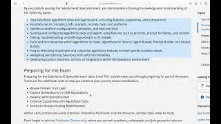 Get Started with Salesforce AI Specialist Certification Prep #trailhead #quiz #salesforce