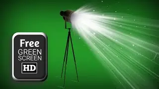 green screen spotlight video effect | light green screen animation | spotlight green screen