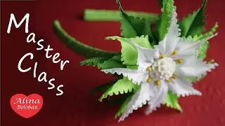 Сочная Весна Ободок и Заколка из Лент Своими Руками / Diy. Alina Boloban