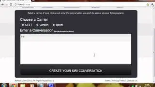 fake siri conversation