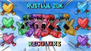 Rustlul 20K (FULL RECOLORS) w/Java Hit Particles by Hydrogenate | MCPE PvP Texture Pack