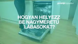Nagyméretű edények elhelyezése mosogatógépben bemutató videó
