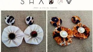 Boucles d'oreilles en wax ( Nouvelle collection)