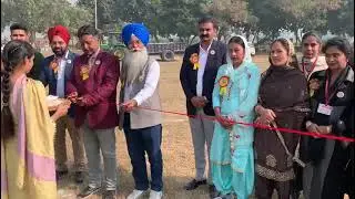 DECLARATION OF ATHLETIC MEET BY PRINCIPAL DR R.K. SHARMA GSSSTIBBI