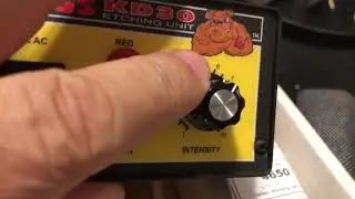 Knife dogs electro etching machine