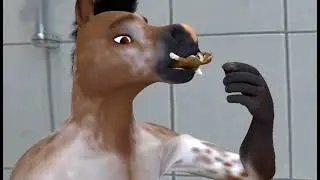 Horse eats fox (by united_verbeger idk how to spell)