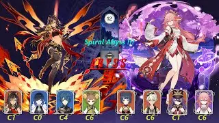 Spiral Abyss 5.1 | C1 Dehya Burgeon & C6 Yae Miko Hypercarry | Genshin Impact
