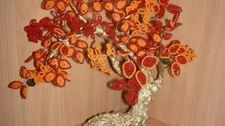 Дерево из бисера | Бонсай | Мастер класс