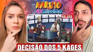 (KІLLER BEE TREINANDO NARUTO? 😬) Professora de Geografia ASSISTE NARUTO SHIPPUDEN｜EPISÓDIO 222｜REACT