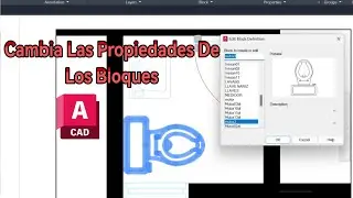 ¿Cómo cambiar las Propiedades(Grosor y color) de los bloques en Autocad?