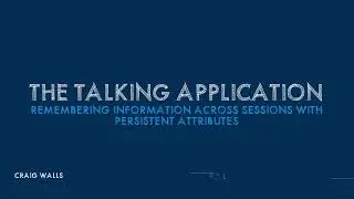 Remembering Info Across Sessions with Persistent Attributes