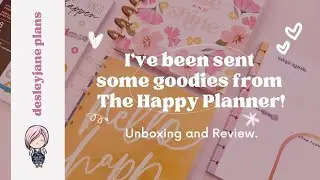 Happy Planner Guided Journal and 18-month Dashboard Layout Planner + stickers 😍