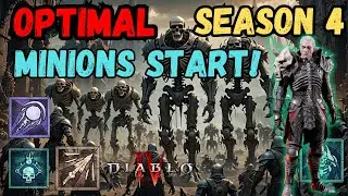 D4 Season 4 Minion Necromancer - OPTIMAL Season Progression Guide (Diablo 4 S4)