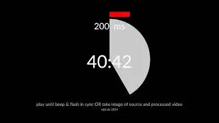 Audio Video Latency Test