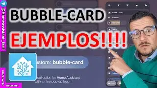 EJEMPLOS DE Bubble-Card es INCREIBLE❗Home assistant ui layout card design