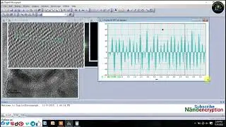 How to estimate d-spacing from HRTEM Micrograph using Gatan Digital Micrograph Software