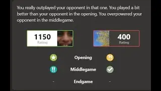 My best chess game. (Brilliant move)