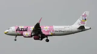 CHEGOU A MARGARIDA - O NOVÍSSIMO AVIÃO DA AZUL POUSA PELA PRIMEIRA VEZ EM CAMPINAS VIRACOPOS - A320N