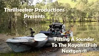 Kayaks2Fish Nextgen 11 Fitting the Sounder & Transducer