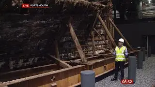 Mary Rose ship - raised from seabed 40th anniversary (UK)