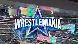 First Look: Wrestlemania 38 Stage Construction