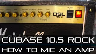 Cubase ROCK Tutorial - How To Mic A Guitar Amp