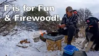 How To Make Extra Cash Every Winter! (Best Side Hustle) Pinyon Firewood Trip In New Mexico!