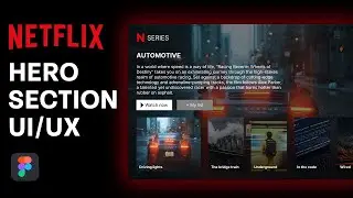 NETFLIX Hero section in 3 STEPS - FIGMA