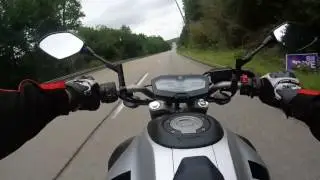 2016 FZ07 with GoPro Chest mount