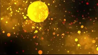 Gold Particles Relaxing Visuals 4K Screensaver
