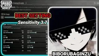Best Sensitivity BIBORUBAGINZU Settings PUBG MOBILE No Recoil Settings | PUBG MOBILE