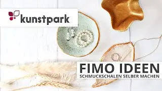 Fimo Schmuckschalen mit Botanical Effect - DIY Idee + Anleitung