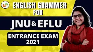 Grammar part 1  for JNU & EFLU Entrance Examinations 2021  ExamVat