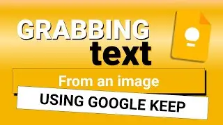 Convert image text to editable text using Optical Character Recognition (OCR) with Google Keep