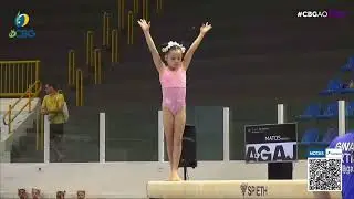 Minha Série de Trave no Campeonato Brasileiro Pré-Infantil 2024 de Ginástica Artística