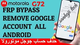 FREE  Motorola G72 Android 13 FRP Bypass 2023  Without PC