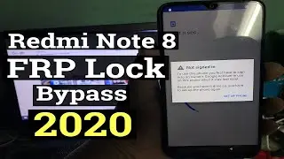Redmi Note 8 FRP Lock | M1908C3JG Google Account Bypass | Mi FRP Lock Latest Method 2020