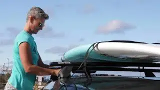 How to Tie Down SUP Boards to Your Car Roof Roofracks