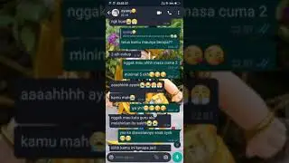 Chat Wa romantis bikin baper dan yang cepet lemes jangan nonton😝