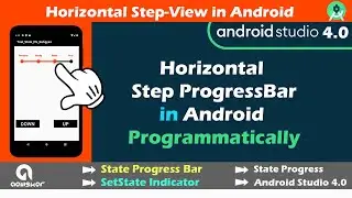 Horizontal Step Progress Bar in Android Programmatically | Step Indicator in Android Studio 4.0
