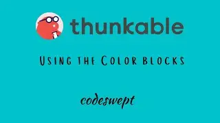 Using the Color blocks || Thunkable X || codeswept